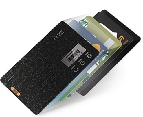 FuzeCard | Card-shaped digital minimalist wallet for men | Card holder wallet | 0.03 inch ultra slim | Consolidate all your magnetic stripe & barcode card | NOT SUPPORTS STORING EMV IC CHIP CARD.